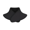 Black silicone neck wrap on a white background